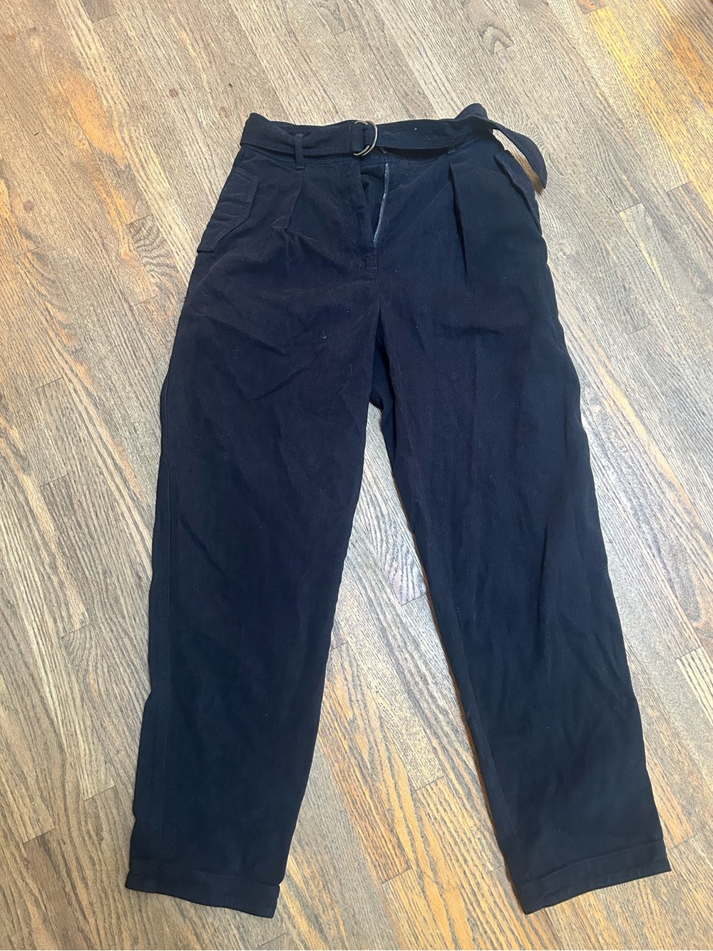Babaton Aritzia Corduroy Pants with Belt